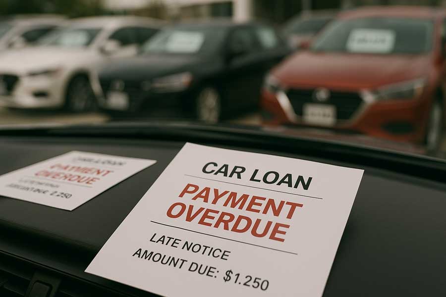 car loan payment payment overdue